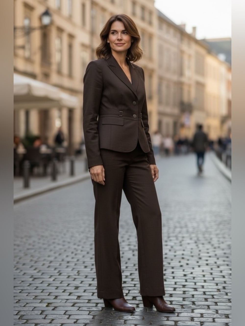 🫶🏻 Tahari by Arthur S. Levine Tailored Brown Suit Pants & Jacket